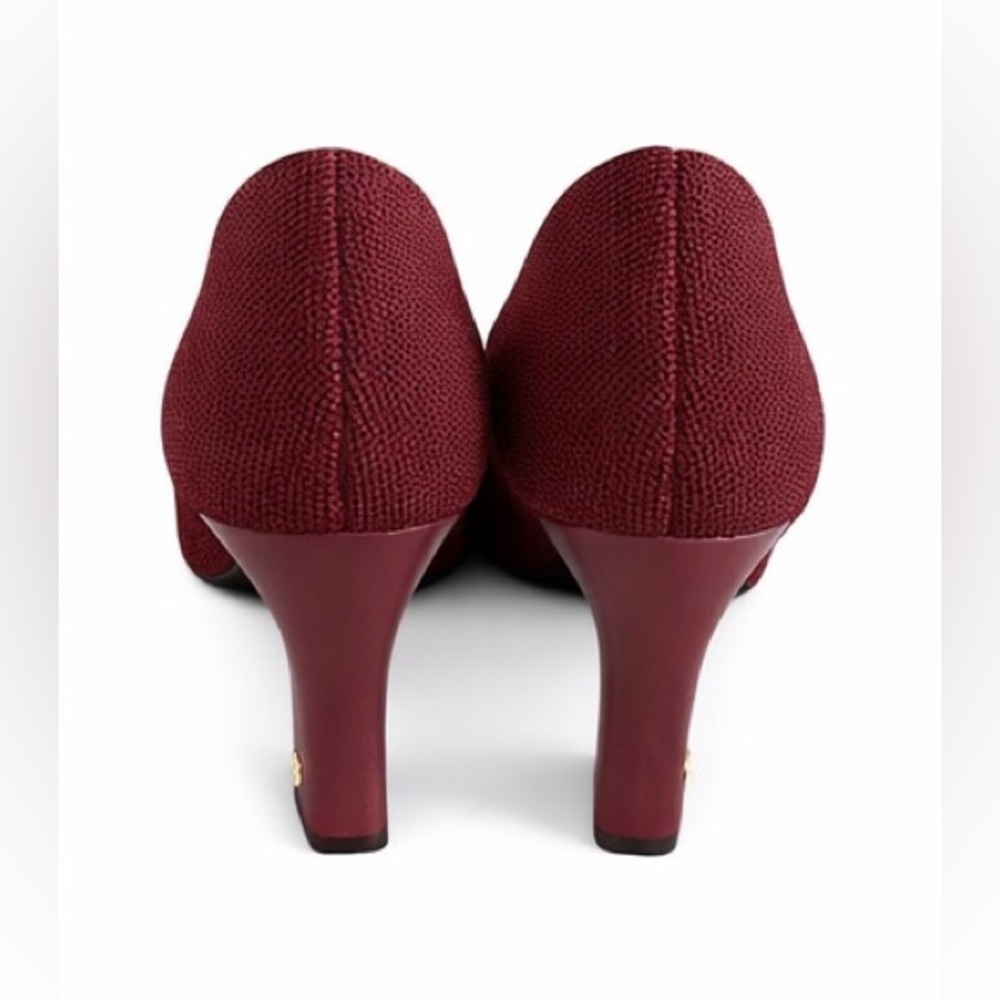 NWT Burgundy SerenTouch Pointed Toe Heeled Pump - Picture 3 of 10